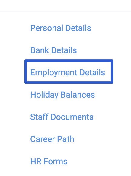 Employment Details