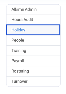 Holiday Reports