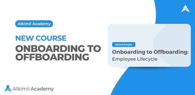 New Course Onboarding to Offboarding