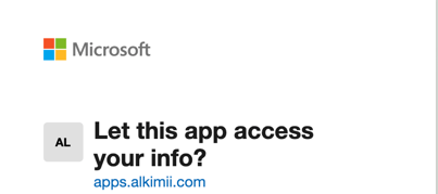 Let this app access your info